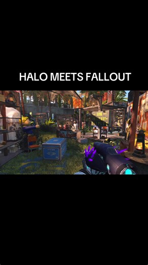 Halo meets Fallout in my latest build! a group of elites and brutes have learnt to live in peace with the humans, ghouls & robots & Master Chief finds himself exploring a hidden city built in the decayed stone of a ruined castle with a bustling market place tucked away in it's centre & ethereal forest that rests upon it's ancient walls. here Brutes & Elites work, have homes & do their best to contribute. just a silly bit of head Canon but this build has been so fun! I wish there was a fallout/ha