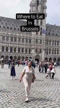 Where to eat in Brussels. From coffee shops to restaurants in #brussels my picks! #travelshorts