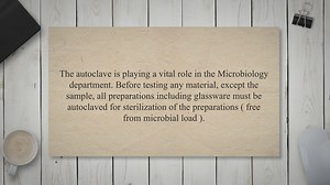 SOP on operation and calibration of autoclave