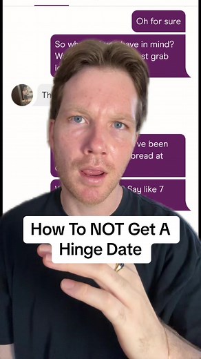 The WRONG way to ask out your Hinge match. Getting a date on Hinge, Tinder or Bumble can be rocket science to some guys, but it doesn’t have to be. How to properly ask out your online dating match on a date usually comes down to being a man and taking the lead. Also not confirming the date properly and ending the conversation too early is another sure fire way to get ghosted. #hinge #hingedating #hingedate #onlinedating #datingapps #mensdating #mensdatingadvice #mensadvice #beaman #maledatingtip
