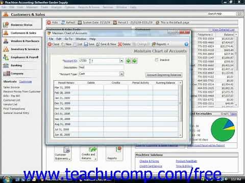 Peachtree Tutorial Accumulated Depreciation Sage Training Lesson 18.5