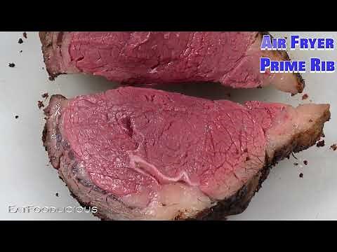 Perfectly Cooked Air Fryer Prime Rib #airfryer #primerib #cooking #easyrecipe #beef #holiday