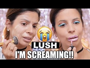 FULL FACE USING LUSH MAKEUP | HIT OR MISS?