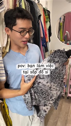 nhiều lúc khách hỏi cứng họng ~ — Cavasi Saigon (the cutest thrift store in district 7) ⏰ 10am - 9pm #vintagefashion #thriftshop #secondhand #2ndhand #vietnamtok