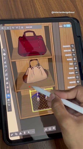 3D room on iPad ✍🏻✨ SketchUp App 🌸