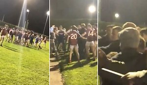 Watch: Disturbing Scenes As Mass Brawl Spills Into Crowd At GAA Match