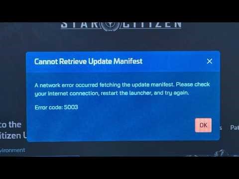 How To Fix Star Citizen Error Code 5003?