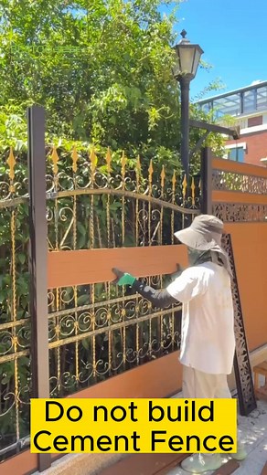 1.3M views · 8.3K reactions | Don‘t build cement Garden Fence!Use...