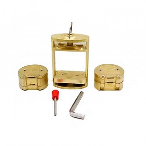 [Hot Item] Dental Laboratory 2 Layers 2 Bronze Denture Ejector Type Flasks Press Equipment