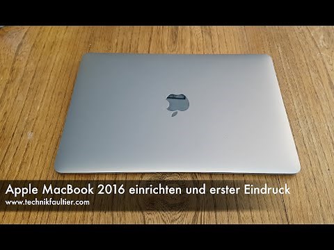 Setting up the Apple MacBook 2016 and first impressions
