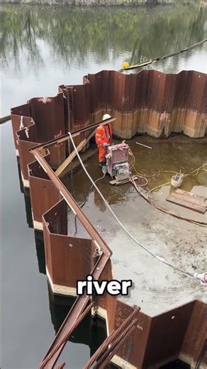 How Bridges Are Built Inside A Flowing River – The Cofferdam
