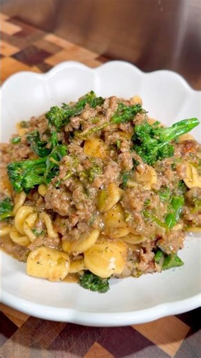 Sausage and Broccoli Orecchiette 😍🇮🇹