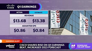 Cisco lifts full-year earnings guidance as supply chains ease