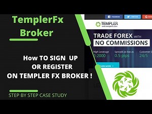 How To Sign Up | Register An Account On Templerfx Broker (A Step By Step Tutorial)