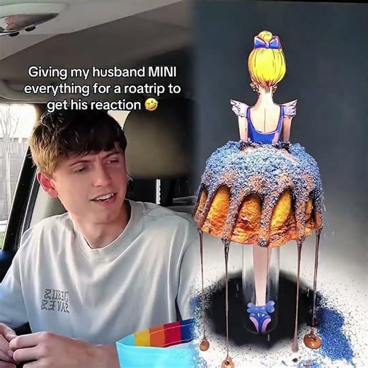 Pranking my husband with all mini versions of his favorite snacks.