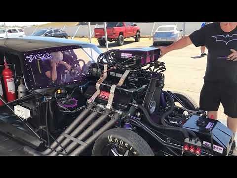 Bat Crazy Racing Outlaw N/T pro mod warm up, Grudge Car Beast!