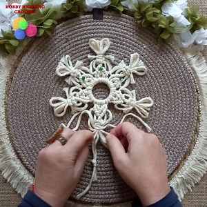 Cute macrame wall hanging tutorial | Hobby Knitting Decoration Ideas