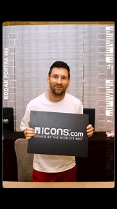 Official Messi Signed Merchandise, exclusively on Icons.com ✍️ | Icons.com