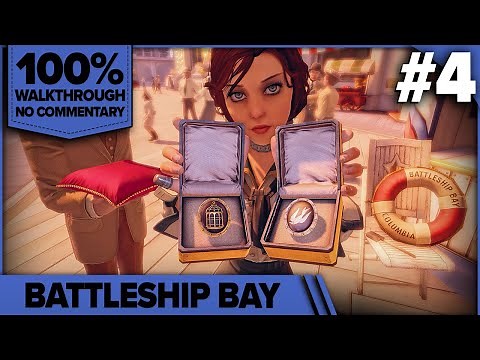 Bioshock Infinite 100% Cinematic Walkthrough (1999 Mode, All Collectibles) 04 BATTLESHIP BAY