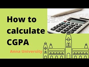How to calculate CGPA manually & App - Anna University | Regulation - 2017, 13