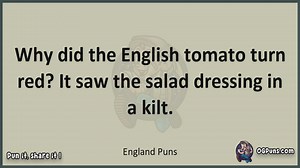 England - Jokes, Puns, Wordplays, and Laughter