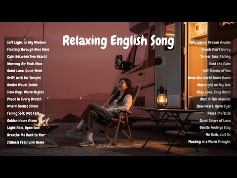 Relaxing English Song🌙 | Calm Female Vocal | Peaceful Pop