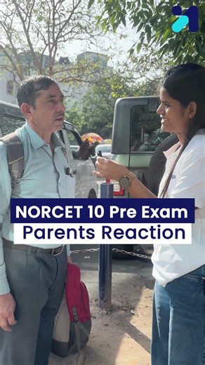 Emotional Parents Outside NORCET exam