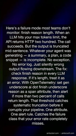 finish_reason: length — The Silent LLM Failure You're Not Catching