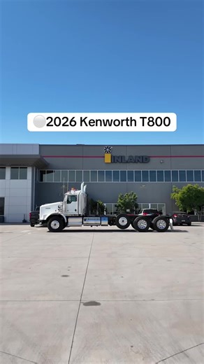 Best Heavy Duty Truck on the Market??? This 2026 Kenworth T800 in classic White (VIN TR223784) is a heavy-haul masterpiece built for the biggest loads and the toughest terrain. This isn’t your average day cab—it’s an extended-length curved-glass cab sitting on a 272” wheelbase with a massive 140,000-lb GCW rating. To handle that weight, it’s reinforced with 10-3/4” x 3/8” steel frame rails with a full steel insert, delivering a 2,132,000-lb RBM and a tapered chrome steel box bumper. Under the ho