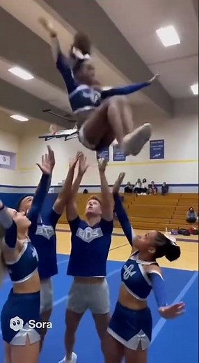 Don’t Drop the Cheerleader! 😅