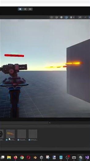 Automated 6-Barrel Turret in Unity 🔥 | Game Dev Shorts