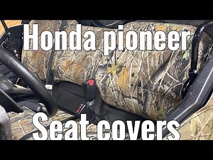 Honda pioneer 1000-5 seat covers