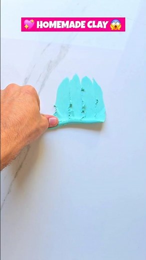 😱HOMEMADE CLAY IN 10 Sec😍Doms Rubber Clay #diy #clay #slime #shorts #viralshorts #youtubeshorts 🔥🩵