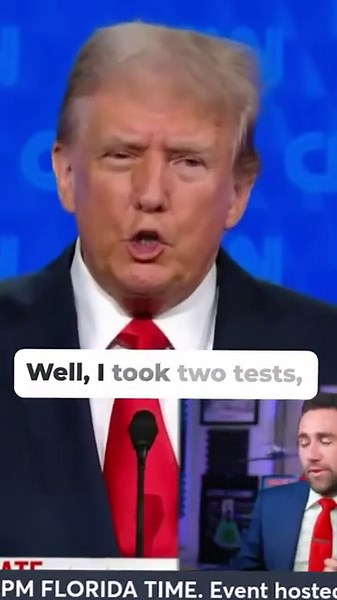Trump claims Biden failed his cognitive test