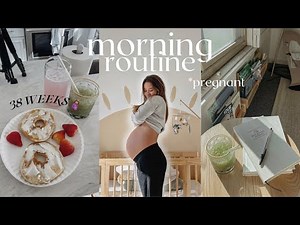 *realistic* PREGNANT MORNING ROUTINE 2023 (38 weeks🕊️)