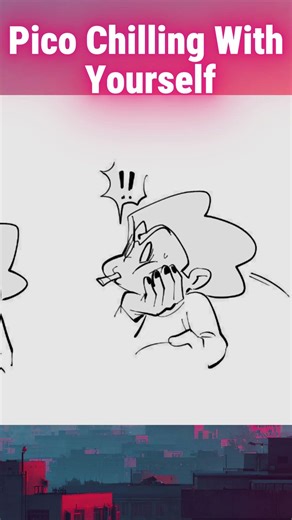 Pico Chilling With Yourself [FNF Comic📖] #fnf #fridaynightfunkin #shorts