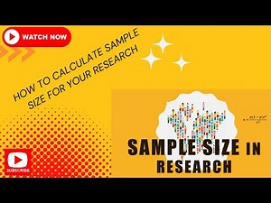 How to Calculate Sample Size for Your Research:Ensuring the Statistical Significance of Your Results