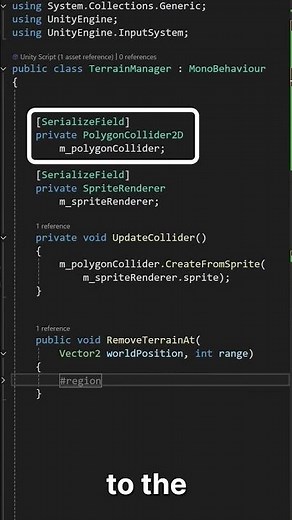 easily regenerate 2D colliders in Unity! #2D #GameDev #Physics #Unity #Indie