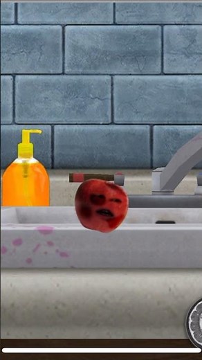 Annoying Orange Splatter Up! Apple Gets Sinked! #shorts #annoyingorange #gameplay