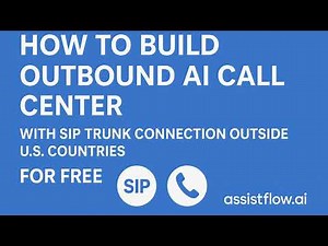 How to Build an AI Call Center with inbound | Outbound Calling – With VAPI and Sip Trunk for free