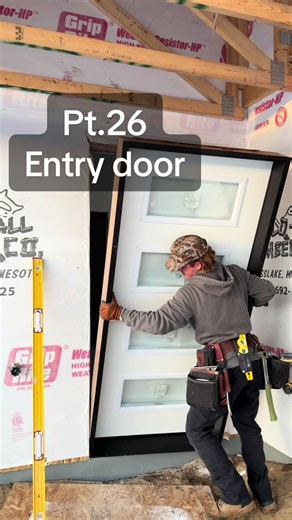 Installing My Modern Entry Door - DIY Series Pt. 26