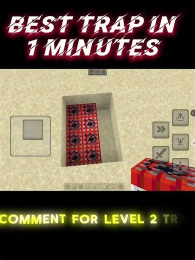how to create best sand trap in Minecraft ?