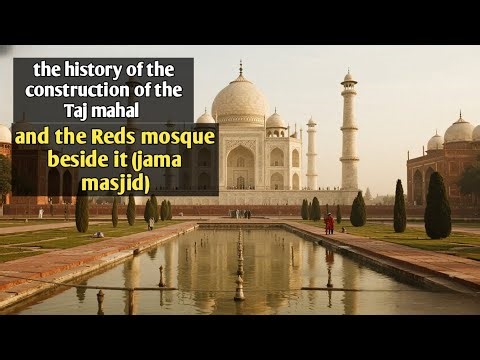 The history of the construction of the Taj mahal and the Reds mosque beside it