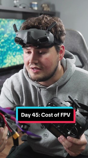 How much does an FPV drone cost these days? 🤯 This is day 45 of my series learning how to fly FPV drone. #fpv #drone #simulator #firstdrone #wheretobuy