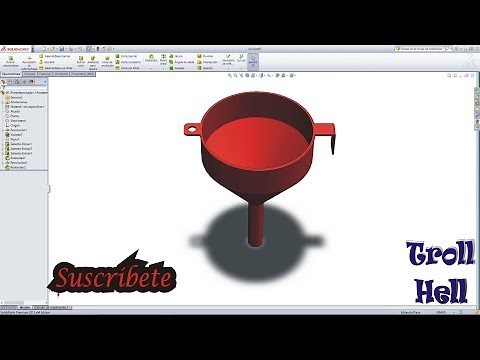 Como hacer un embudo en solidworks