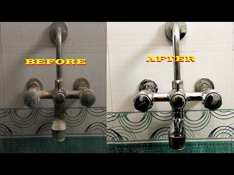 Bathroom Cleaning Tips:- How to Clean a Bathroom Tap and Shower Tap