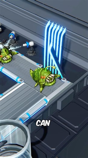 Mecha Fire: Alien Fish vs 23 Saws #viralshort #mechafire