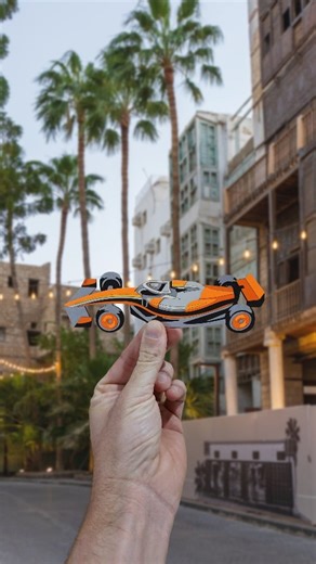 8.3K views · 502 reactions | ad| It's Race Day in Jeddah! Buckle up for an epic adventure as my paper cut-out F1 car races through #SaudiWinter at the @SaudiArabianGP street circuit  | Rich McCor Paperboyo | Facebook