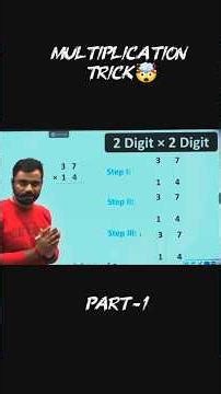 🤯जबरदस्त multiplication Short Trick by Math trick| Calculation Trick #short #tricks #viral #maths