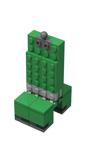 Build Creeper Minecraft With Lego #lego #minecraft #creeper #incredibox #build #monster